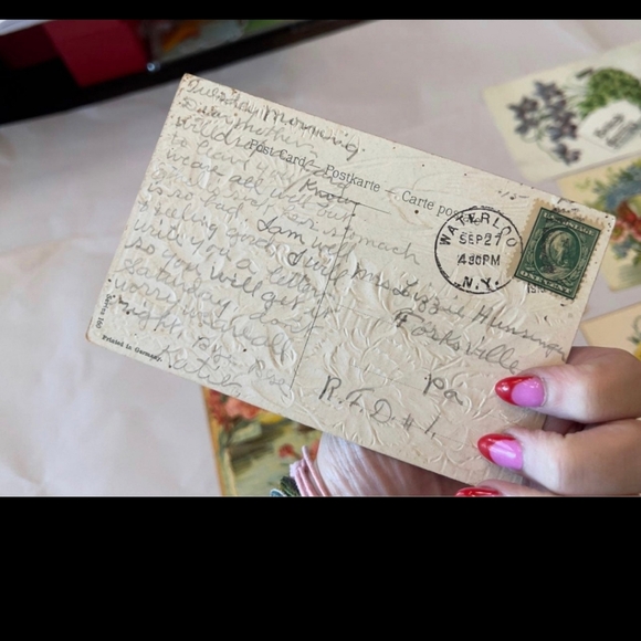 Antique Birthday Postcards - Picture 4 of 6